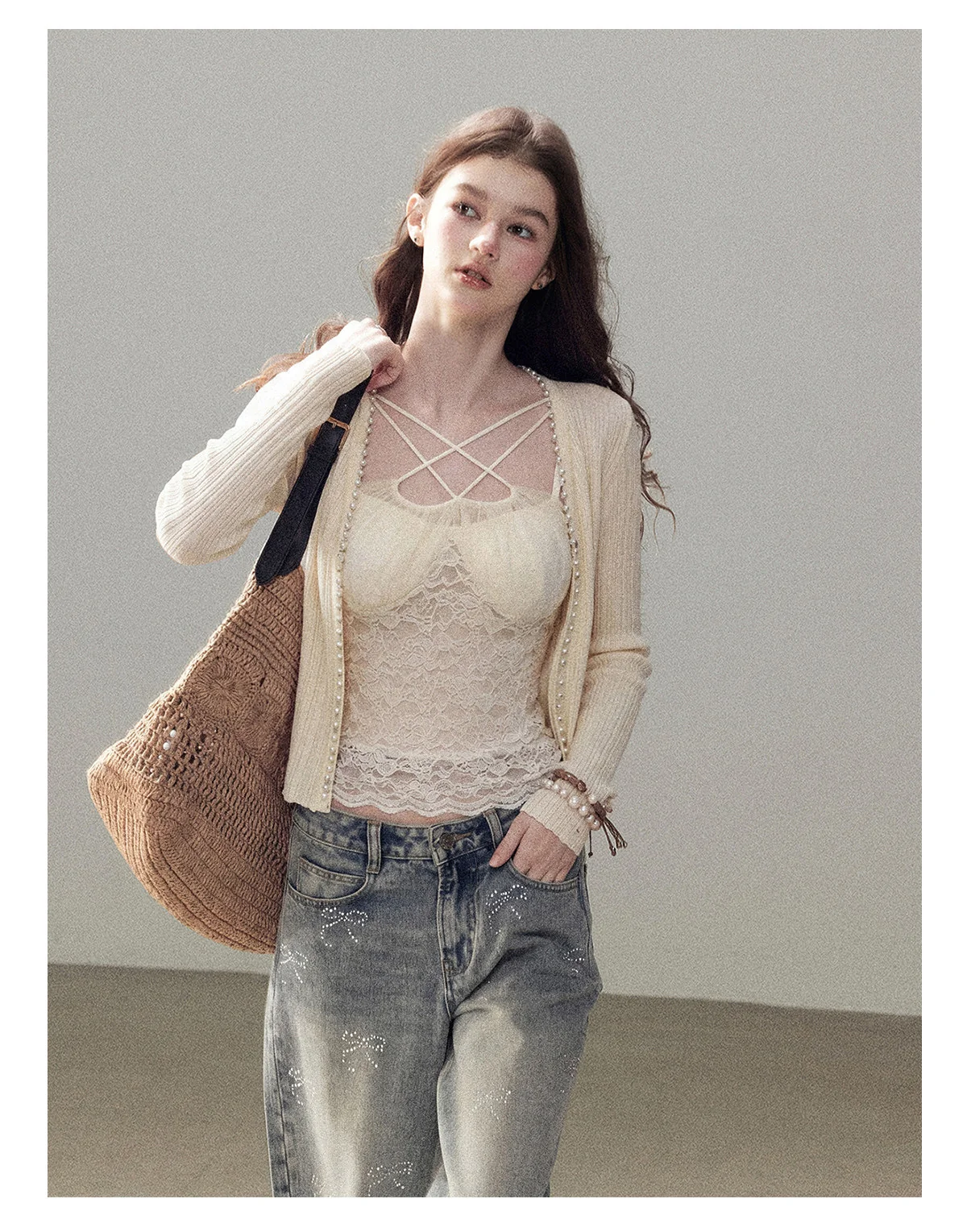 The Coquette Lace Sheer Cami
