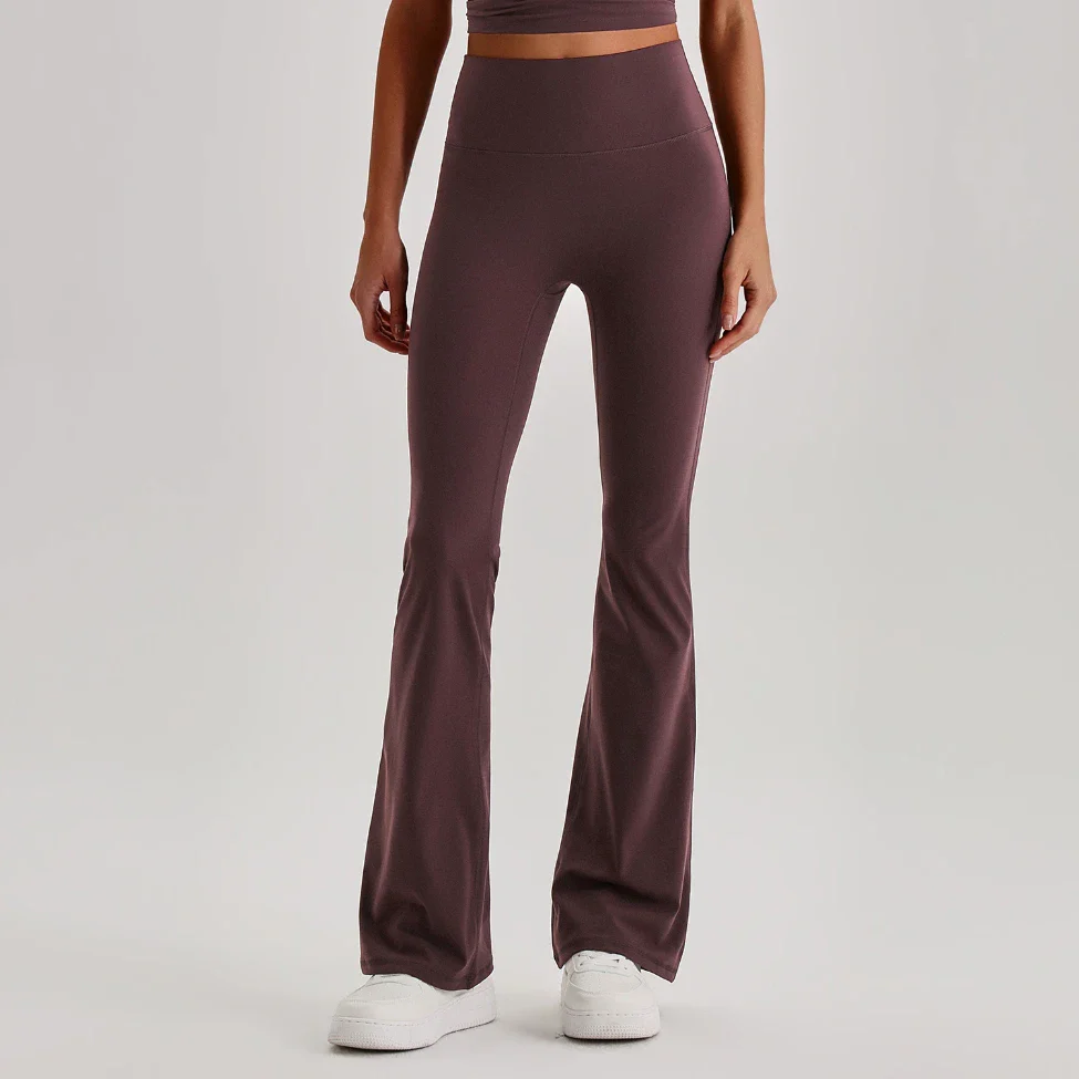 Naked-Feel High-Waisted Flared Yoga Pants