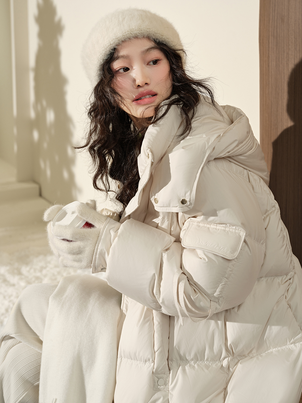Hooded Down Coat