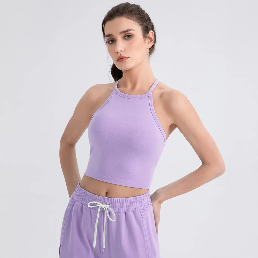 Soft High Elastic Padded Tank Top