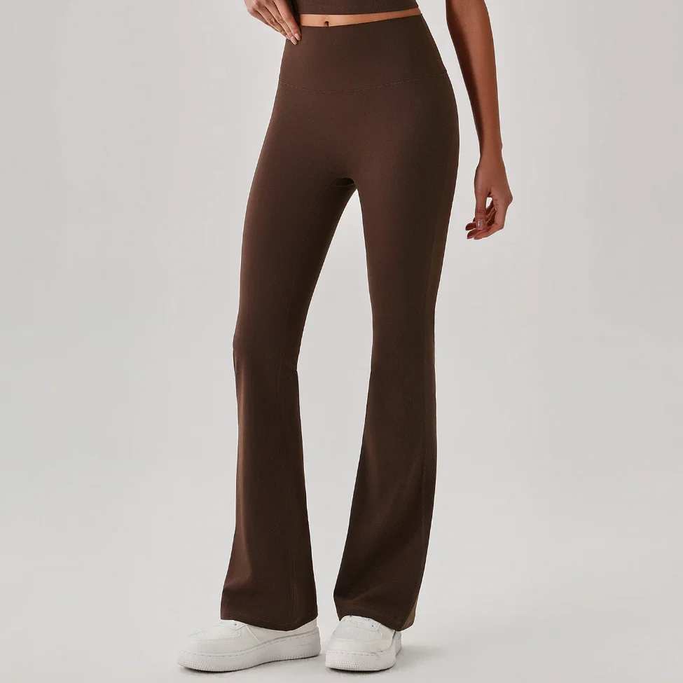Naked-Feel High-Waisted Flared Yoga Pants