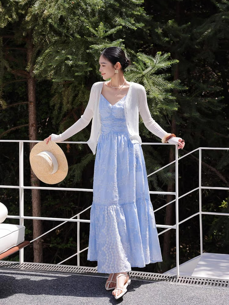 Maliyah Graceful Embroided Cami Dress