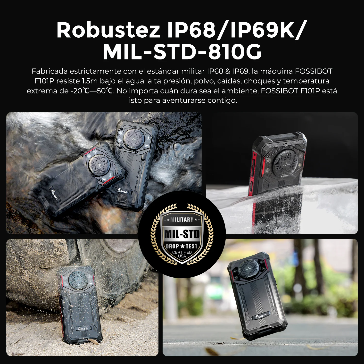 Fossibot F101p 5.45 Rugged Smartphone 4+64gb