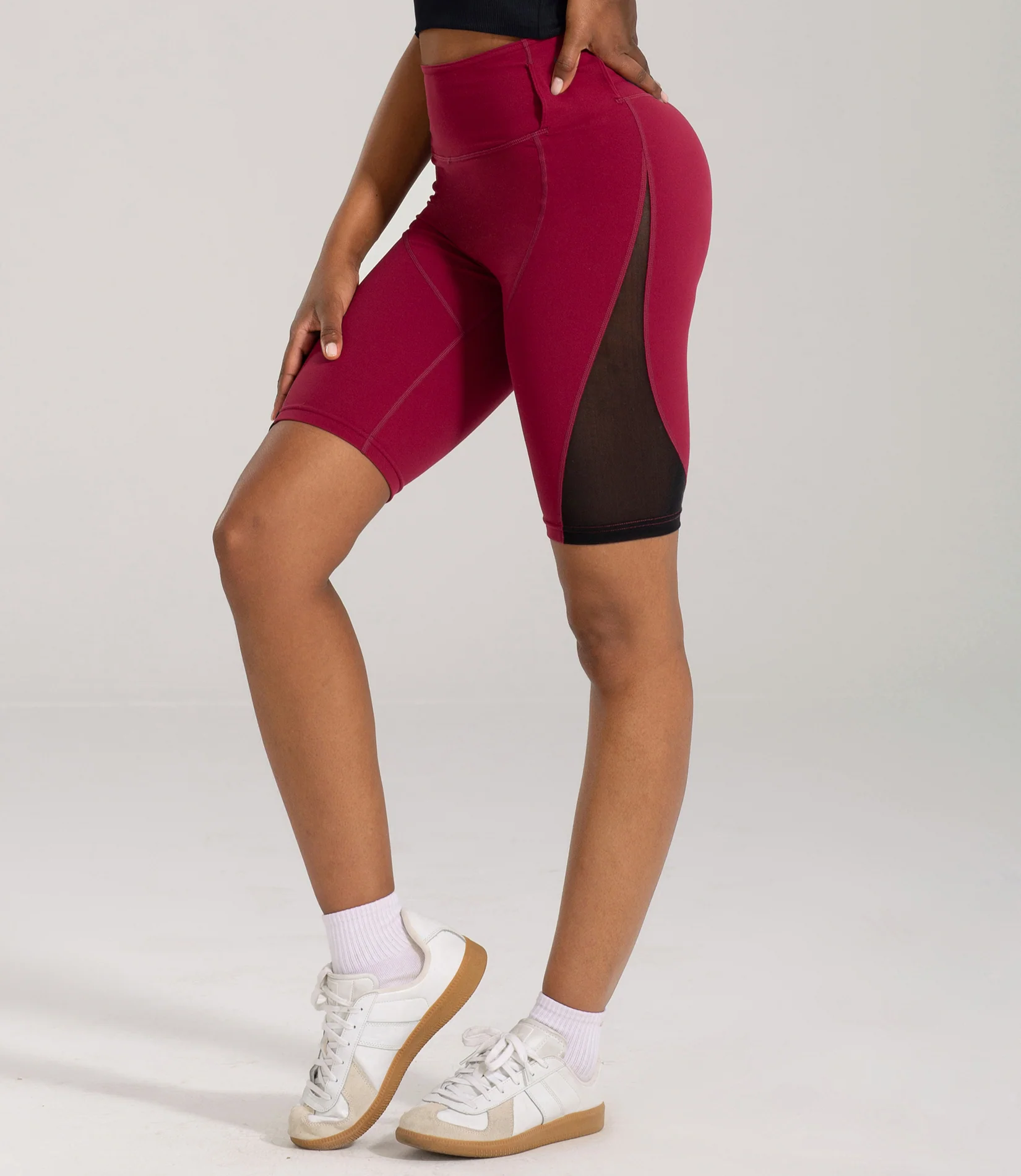 High-Waisted Biker Shorts