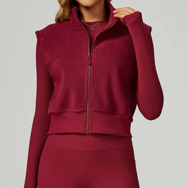 High Collar Autumn & Winter Plus Velvet Vest