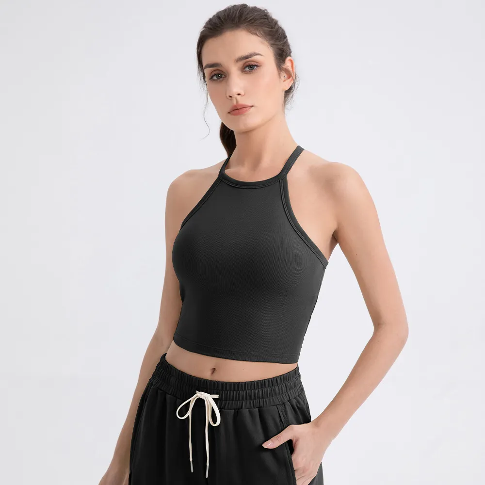 Soft High Elastic Padded Tank Top