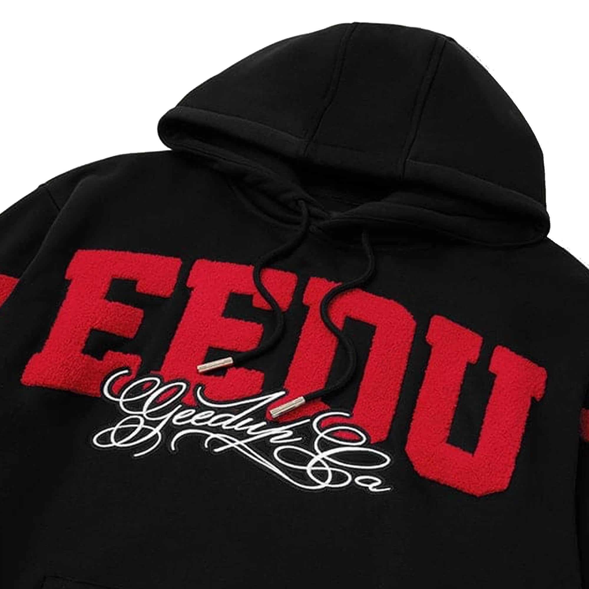 Geedup Team Logo/Handstyle Hoodie 'Black / Red' (2026)