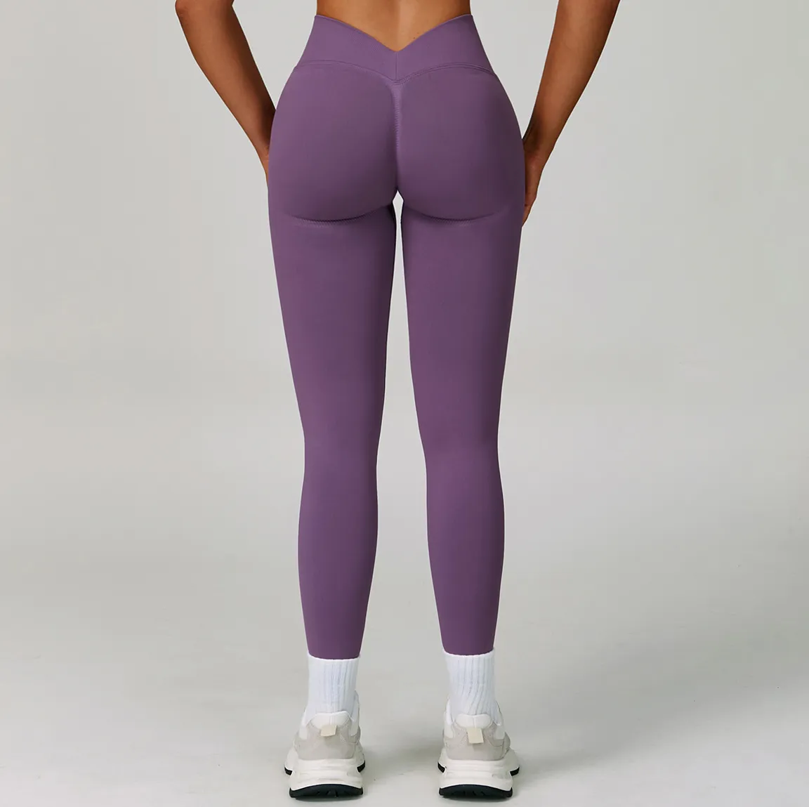 Seamless V-shaped Tight Slim Fitness Leggings