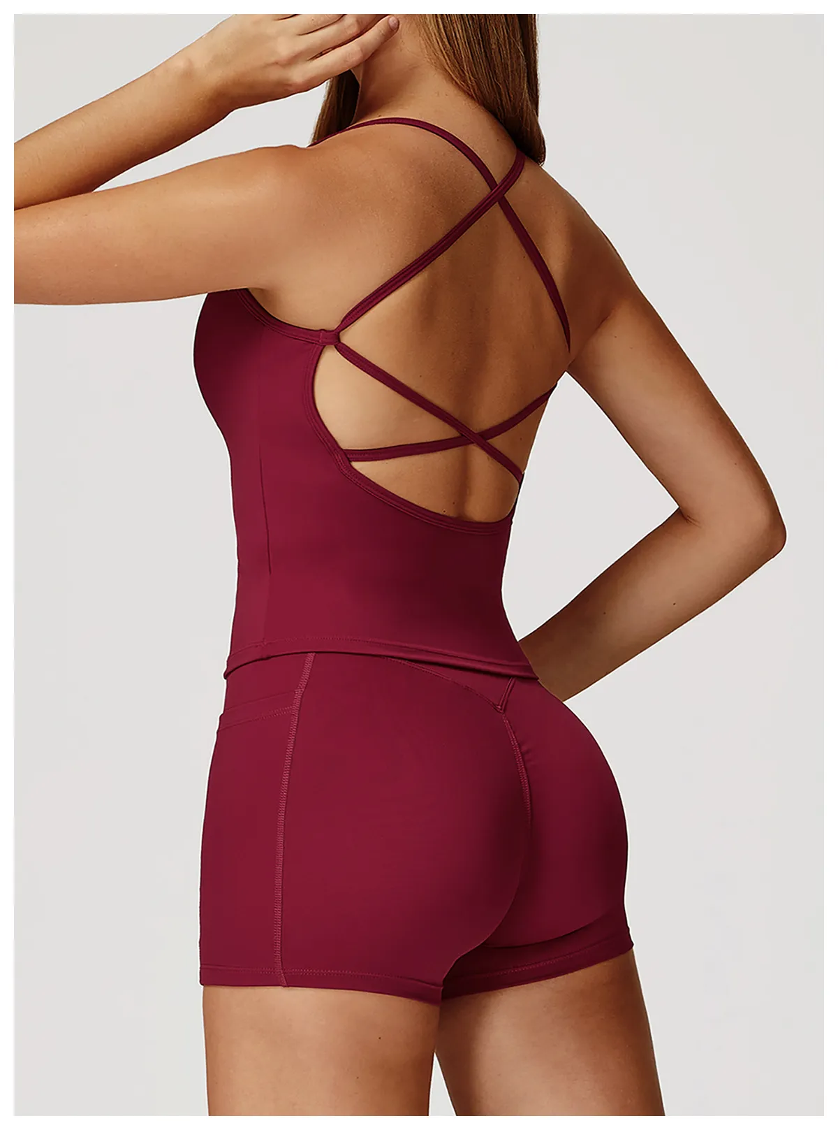 Cross Back Quick-Drying Fitness Yoga Vest
