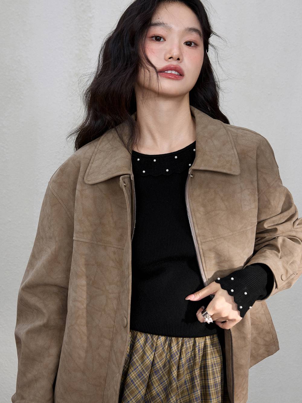 Faux Leather Jacket