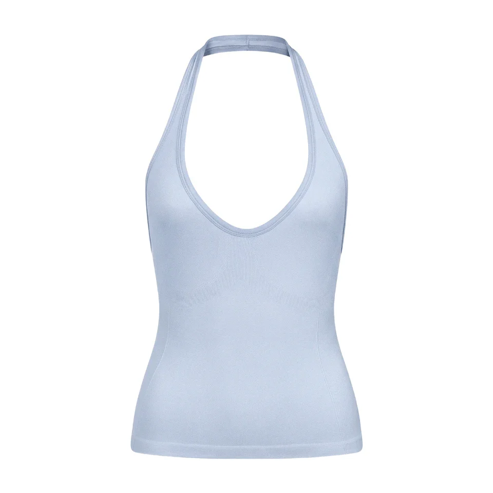 Seamless Halter Yoga Fitness Tank Top