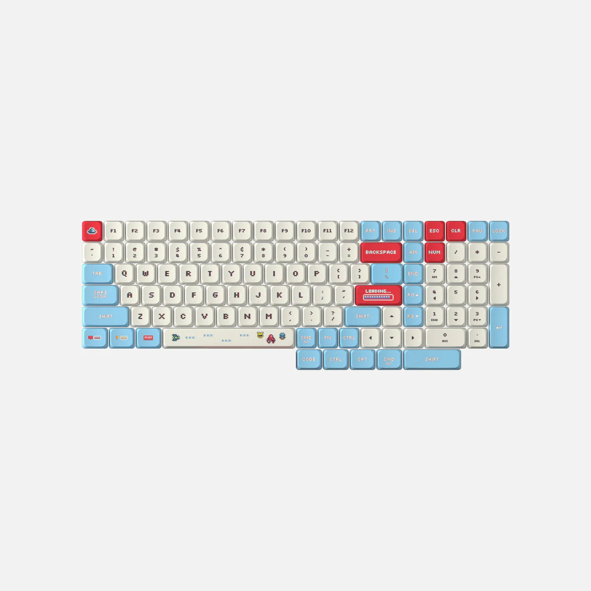 Retro Arcade Slim Keycaps