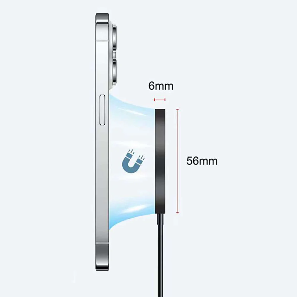 IPhone 17 Pro Pro Max Wireless Charger 15W Magnetic Wireless Fast Charging, Compatible With All IPhone Series Models