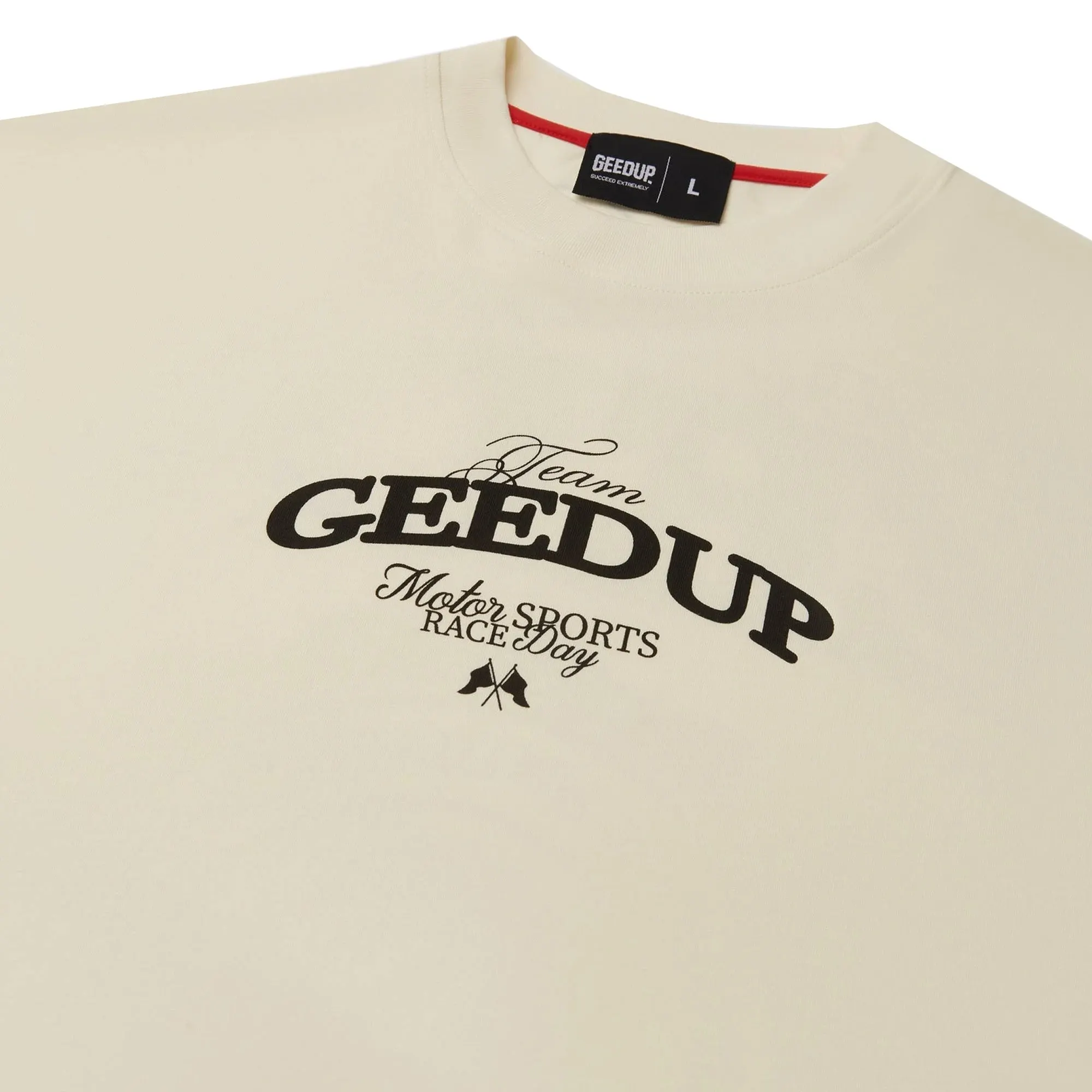 Geedup G Stamp T-Shirt 'Cream / Black' (2025)