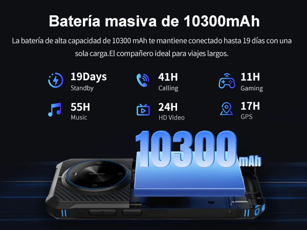 Celular Fossibot F105 Pro Dual Sim 64 Gb 4 Gb Ram 10300 Mah