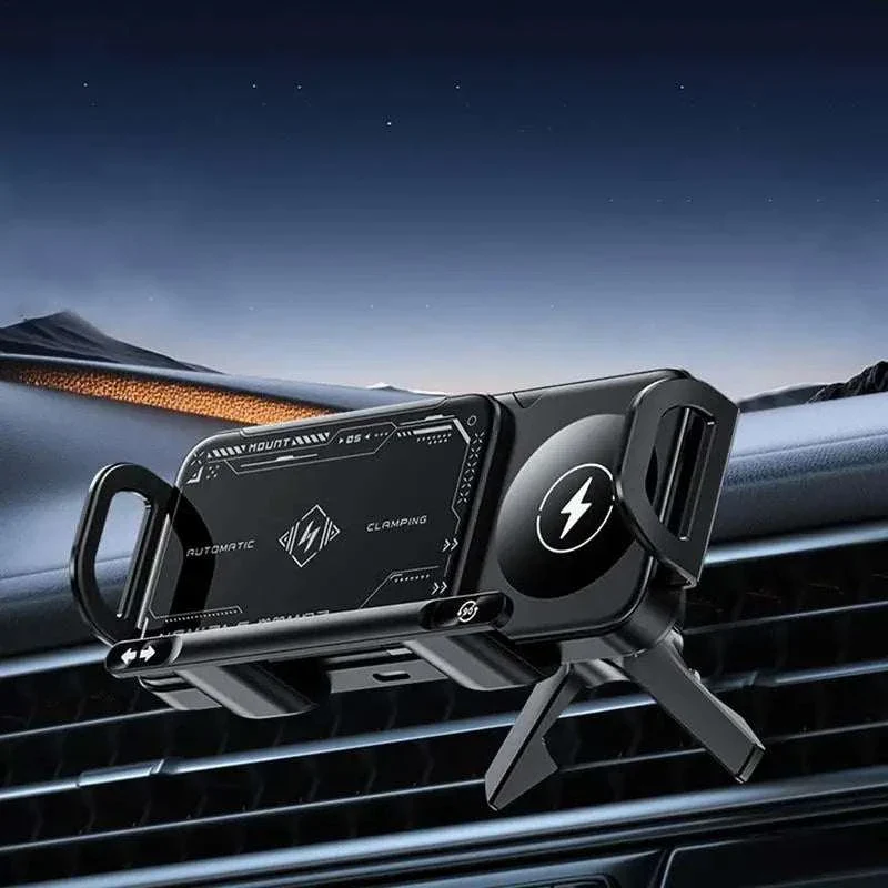 15W Wireless Car Charger Phone Holder (Vent Mount)