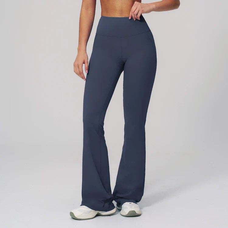 Cloud-Like High Waist Hip Lift Flared Pants