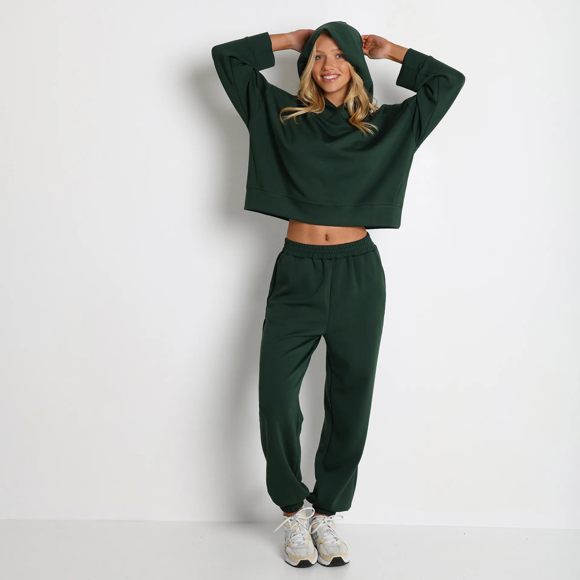 Retro Fitness Yoga Wear Casual Hoodie