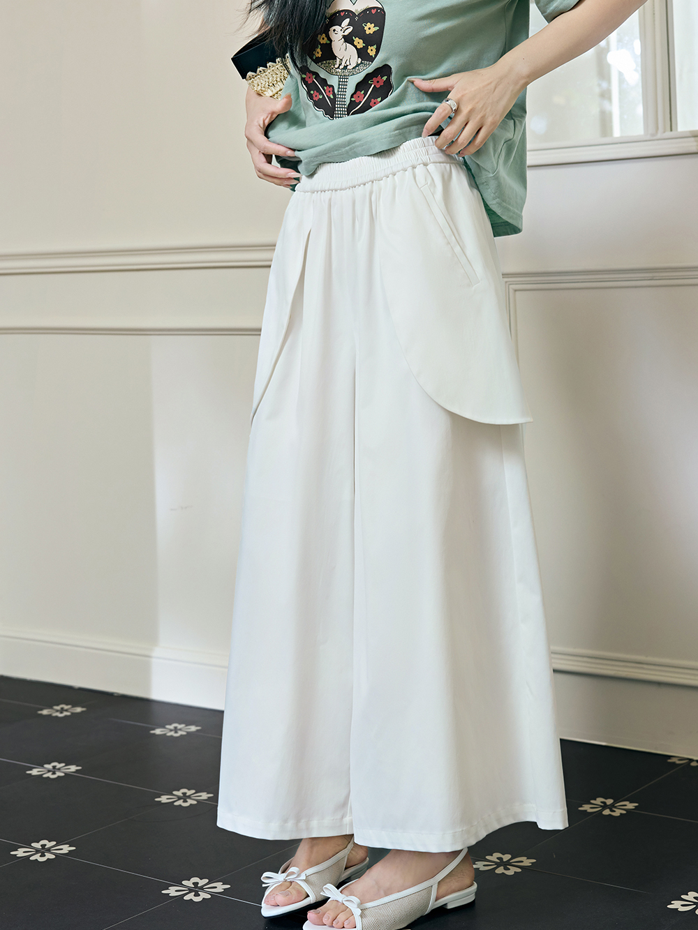 Elastic Waistband Pants