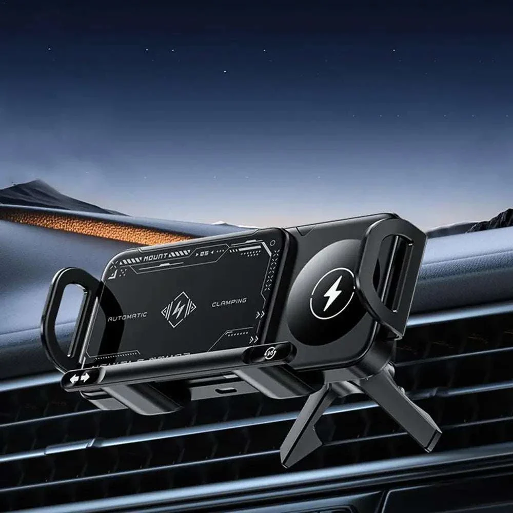 15W Wireless Car Charger Phone Holder (Vent Mount)