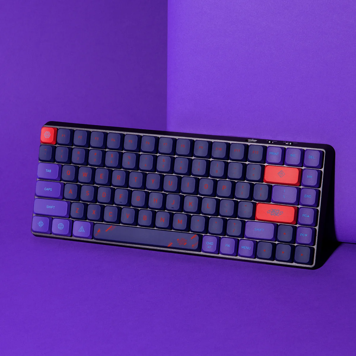 Neon Flux Slim Keycaps