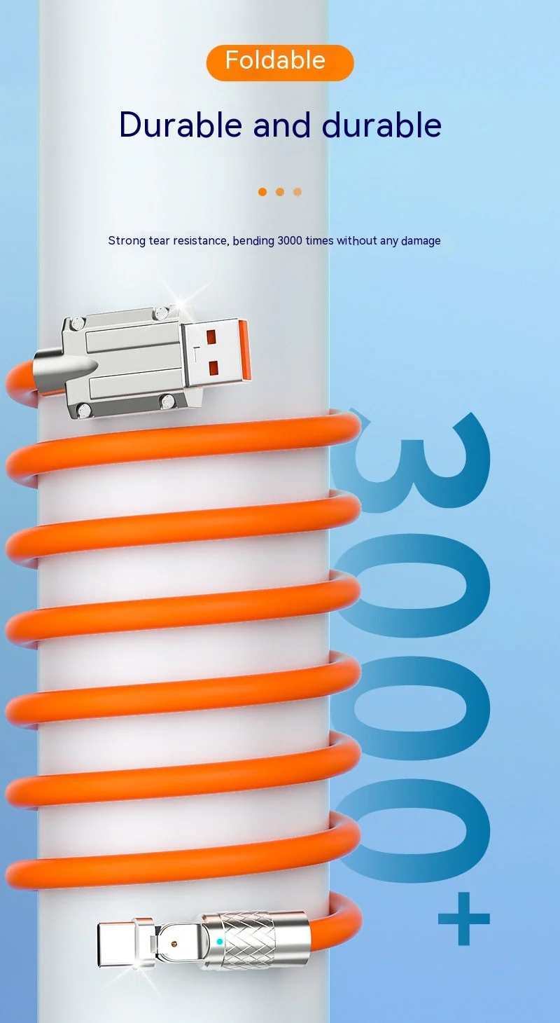 Mobile Game Rotating Elbow Data Super Fast Charge Charging Cable
