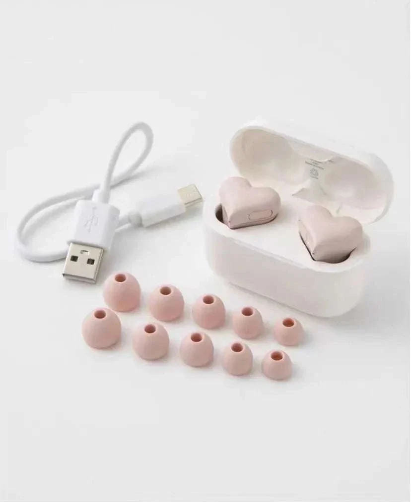 Love Heartbuds Bluetooth 5.3 Wireless Earbuds with HiFi Stereo