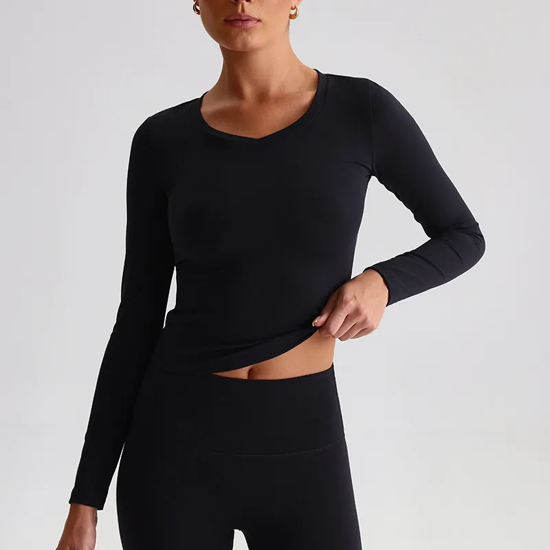 High Impact Yoga Pilates Long Sleeve Shirts