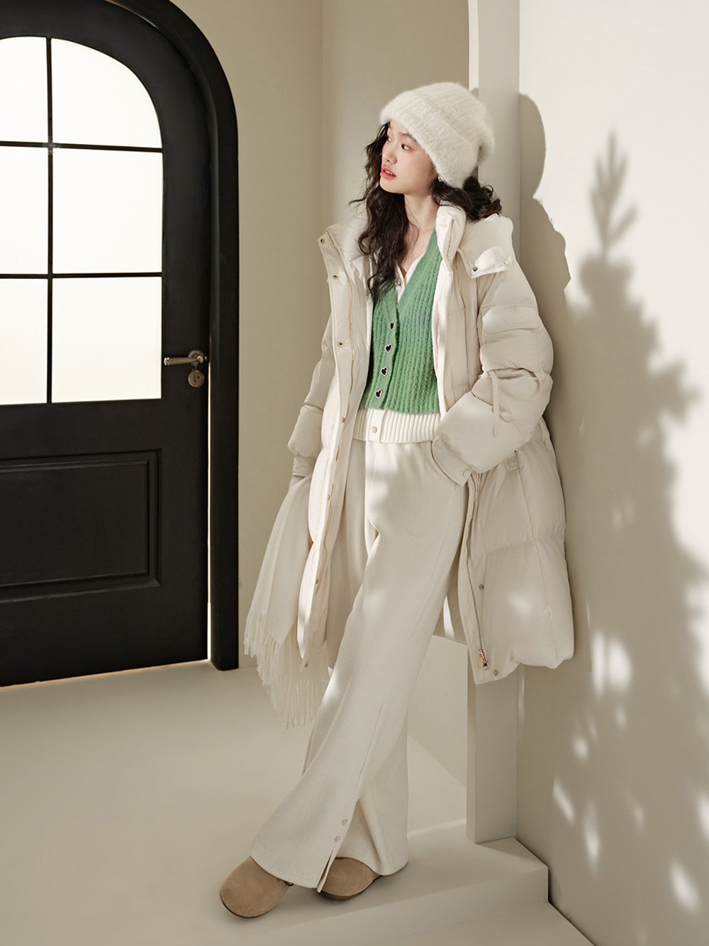 Hooded Down Coat