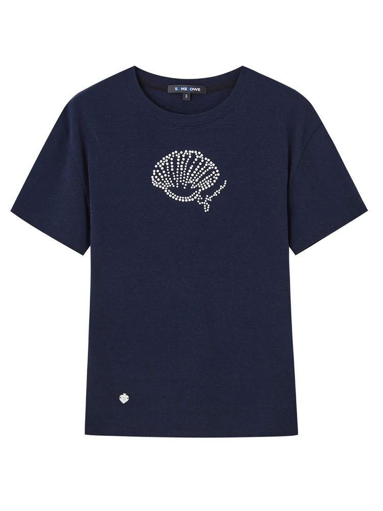 Slim-Fit Lazy Half-sleeve T-shirt