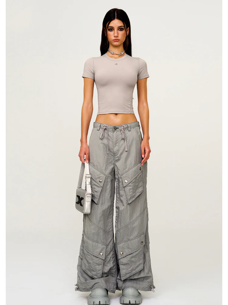 Cross Shaped Slim Fit T-shirt Base Shirt