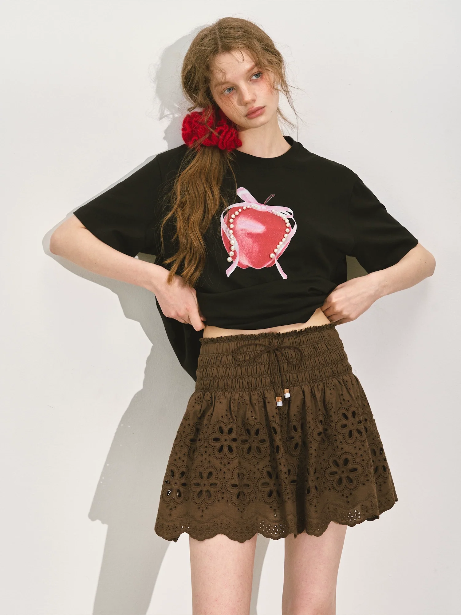 Vacation-Style Sleeveless Top & Skirt Set