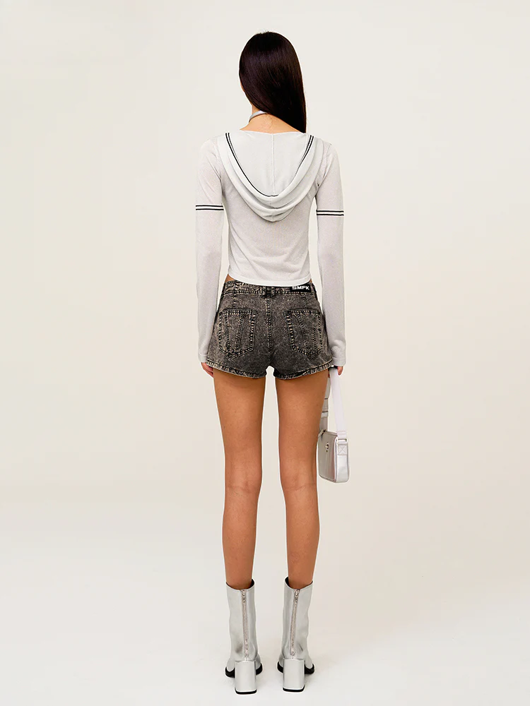 Knit Long Sleeve V-Neck Blouse