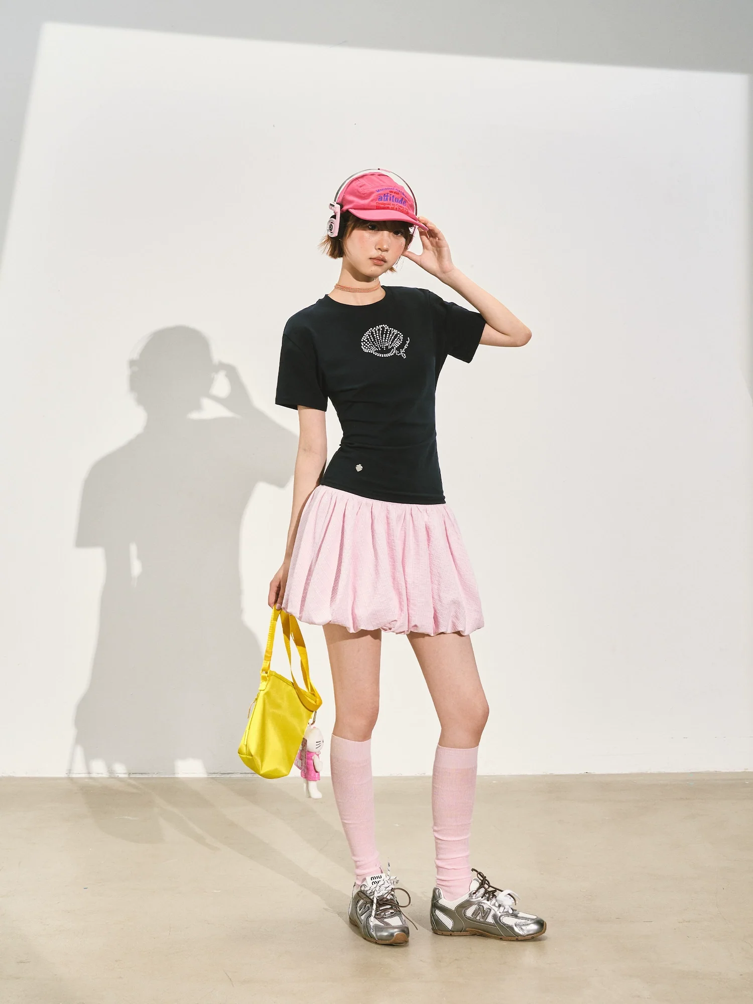 Slim-Fit Lazy Half-sleeve T-shirt