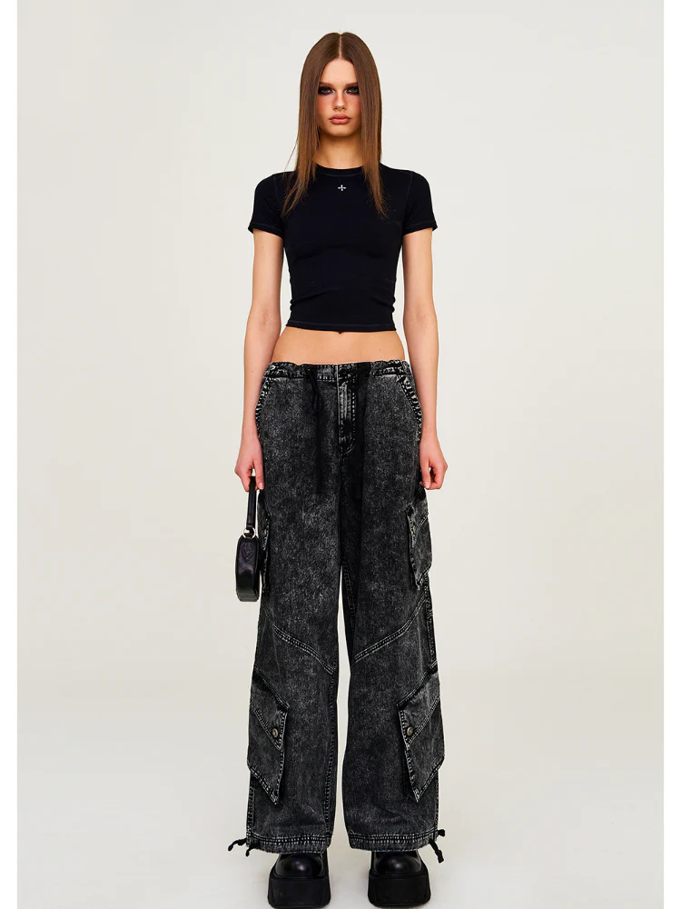 Cross Shaped Slim Fit T-shirt Base Shirt