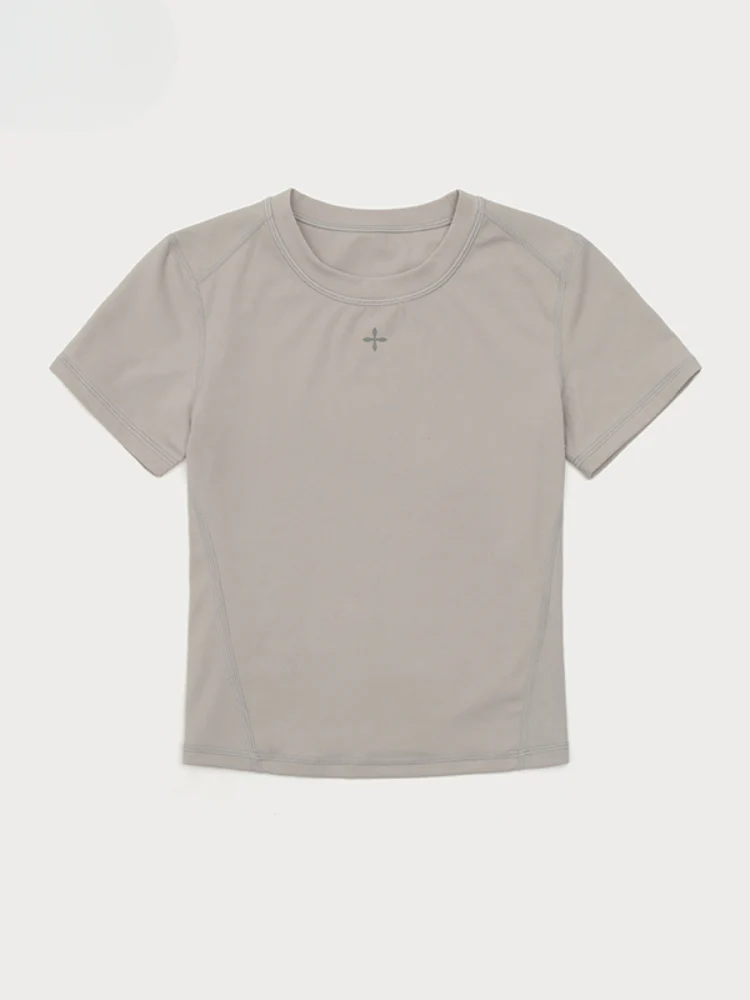 Cross Shaped Slim Fit T-shirt Base Shirt