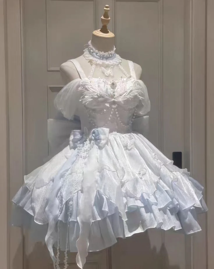 Sweet Off The Shoulder Chiffon Appliques A Line 15th Birthday Outfits Short Prom Dress S821