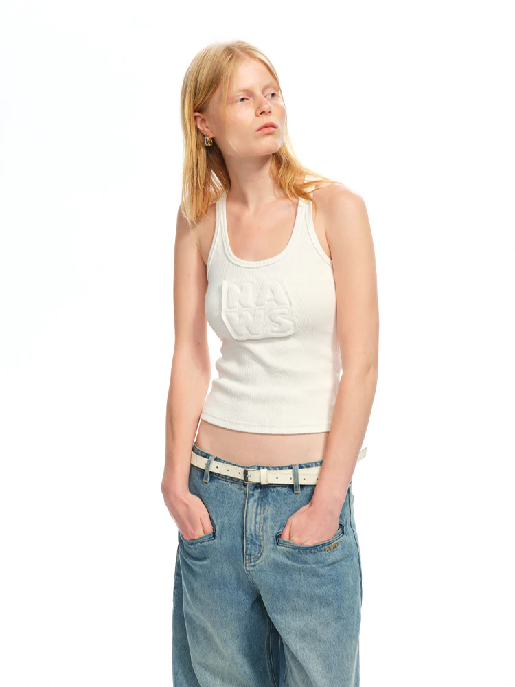 Applique U-Neck Vest Sling