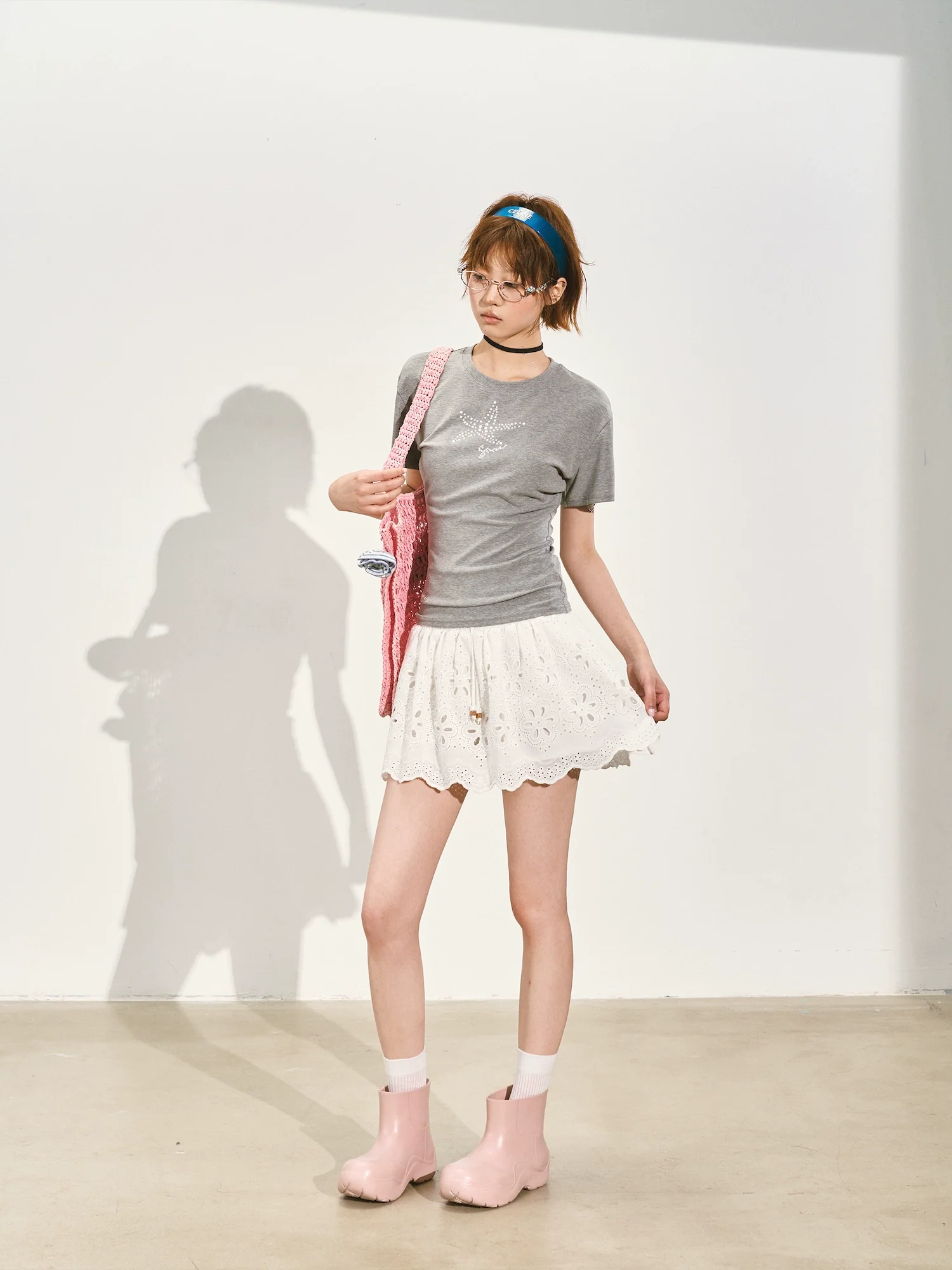 Slim-Fit Lazy Half-sleeve T-shirt