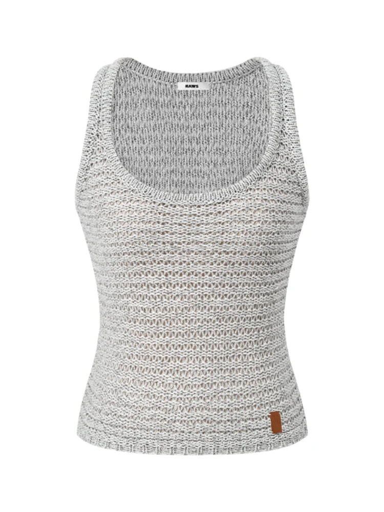 Knitted Hollow - Out Sling Vest