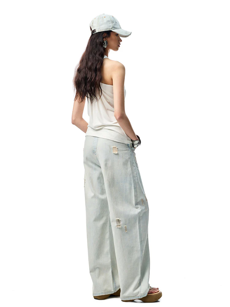 High-Elastic V-Neck Knotted Acetate Camisole