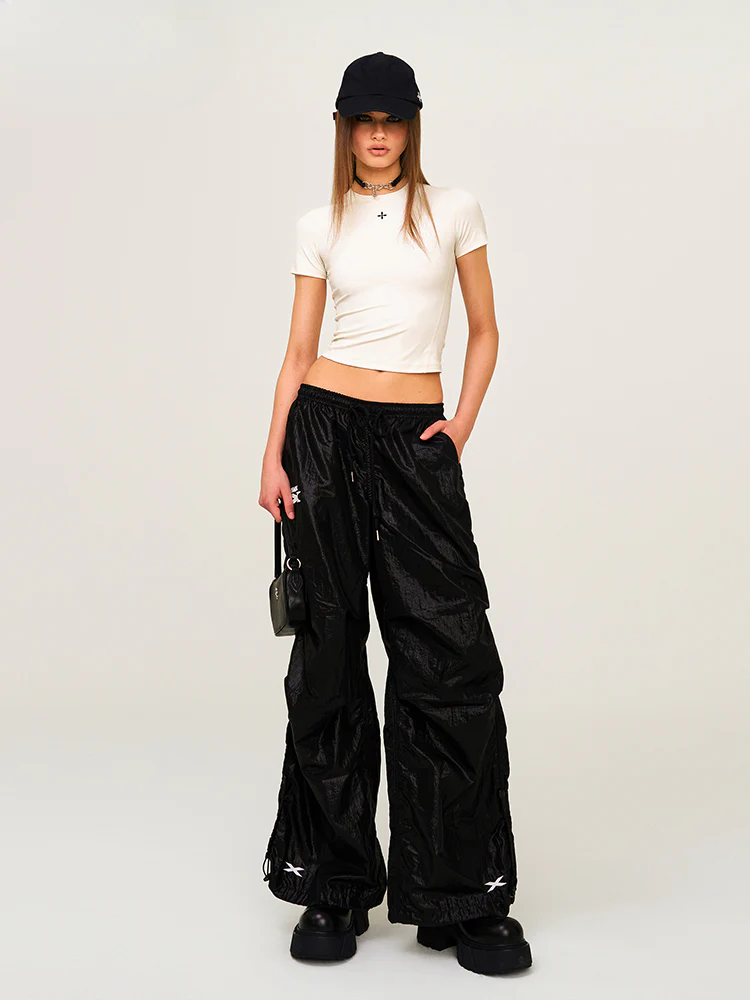 Cross Shaped Slim Fit T-shirt Base Shirt