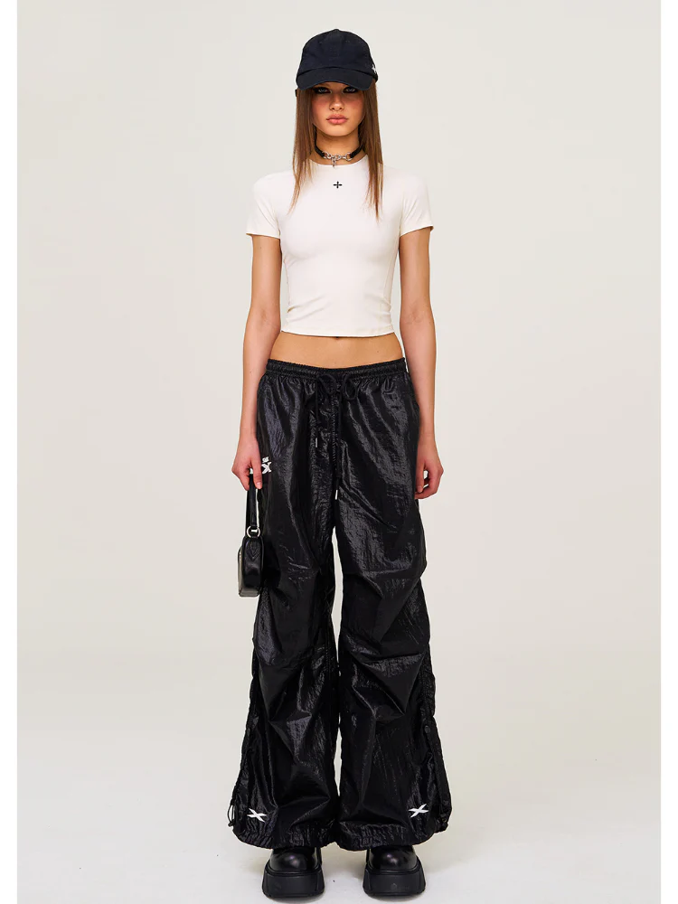 Cross Shaped Slim Fit T-shirt Base Shirt