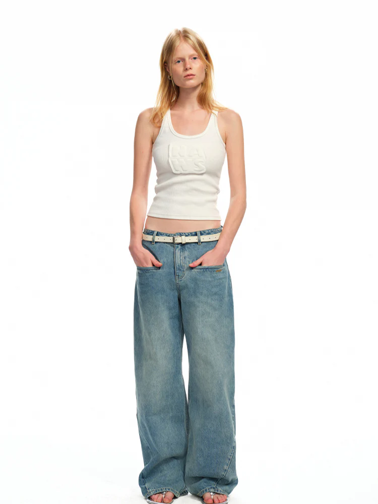 Applique U-Neck Vest Sling