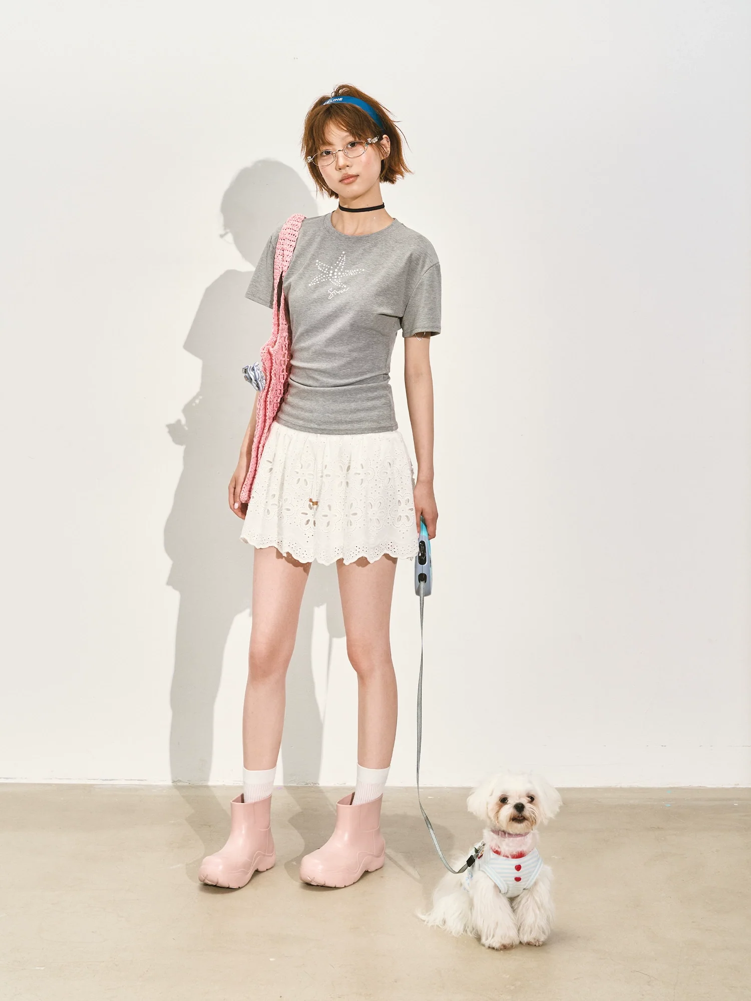 Slim-Fit Lazy Half-sleeve T-shirt