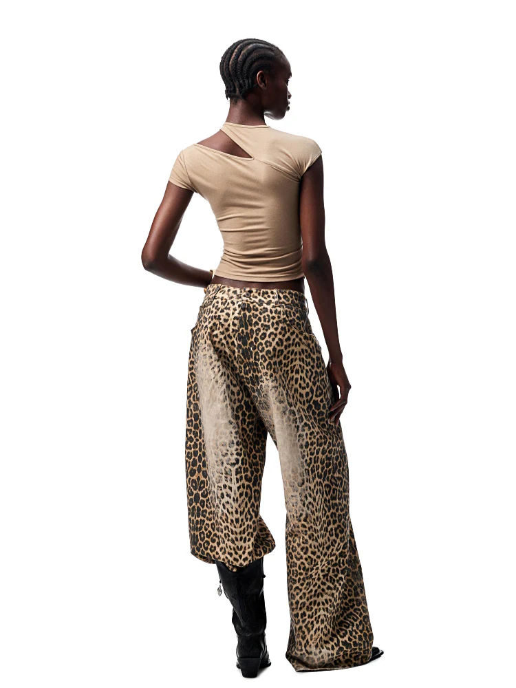 Knot-Pleated Slim-Fit Acetate T-shirt