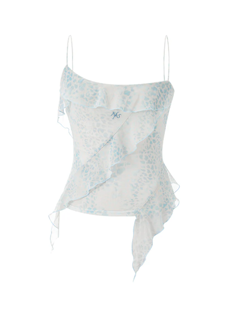 Asymmetric Ruffled Cami