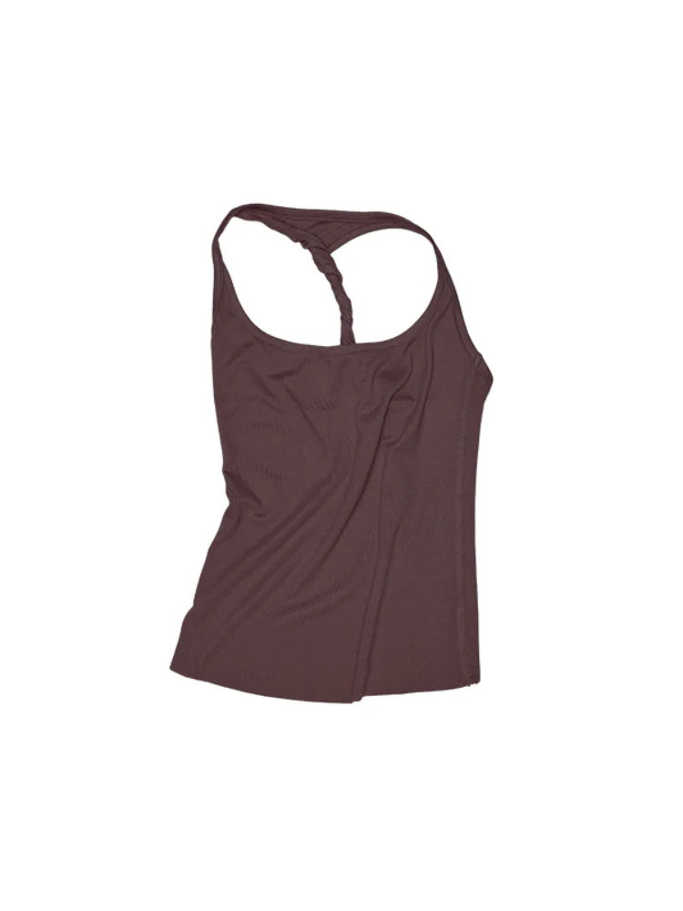 Large Round-Neck Knot Acetate Tank Top & Skirt Set