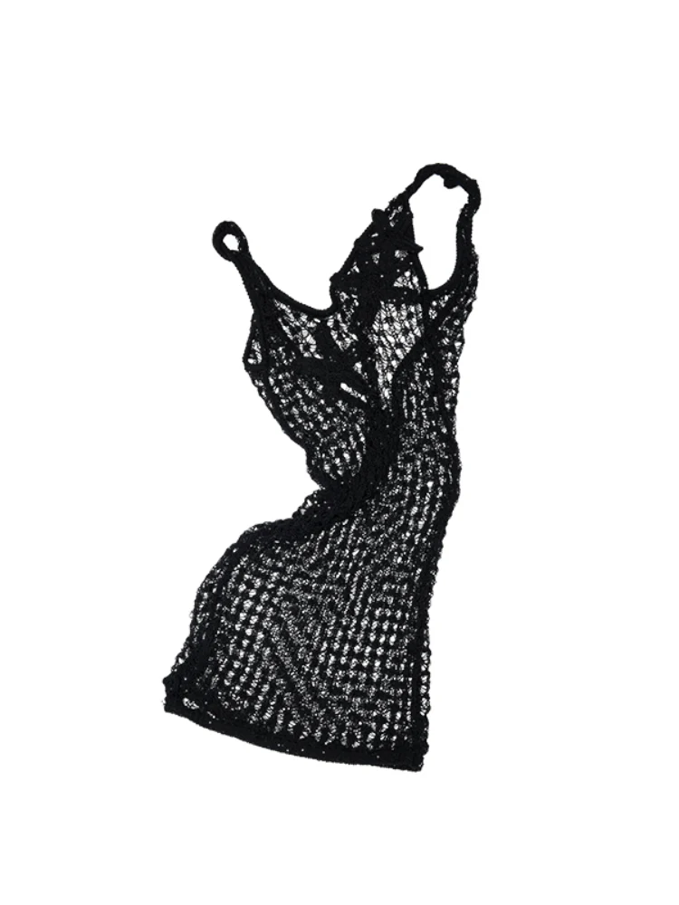 Hand-Crocheted Starfish Strappy Knotted Vest
