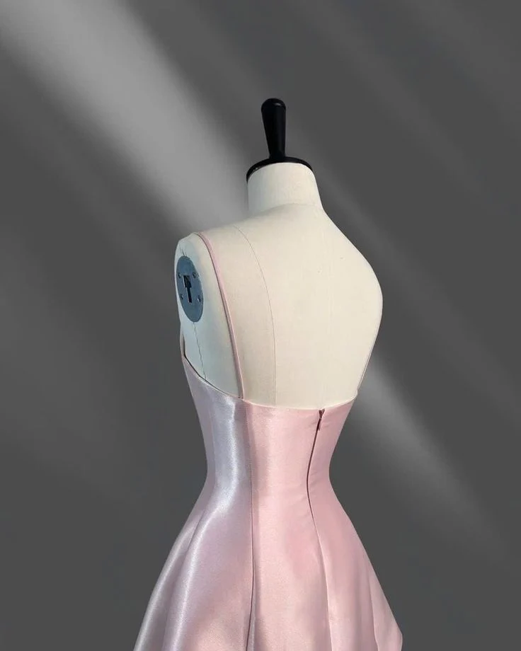 Simple Pink Mini Bridal Dress Elegant Homecoming Dress S200